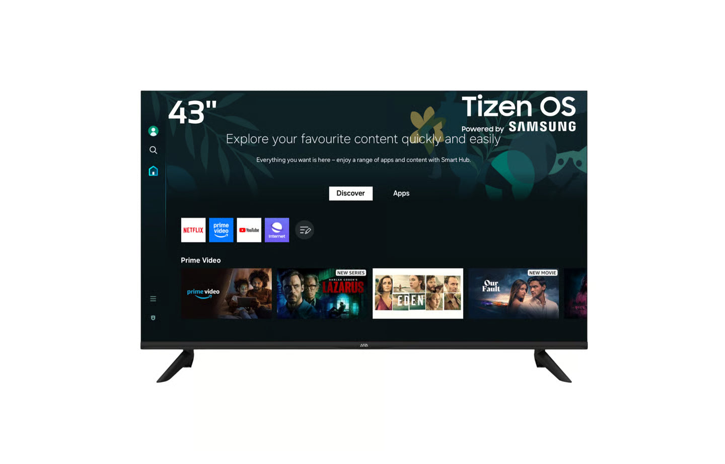 43'' FHD Tizen OS SMART TV UX43T8000A