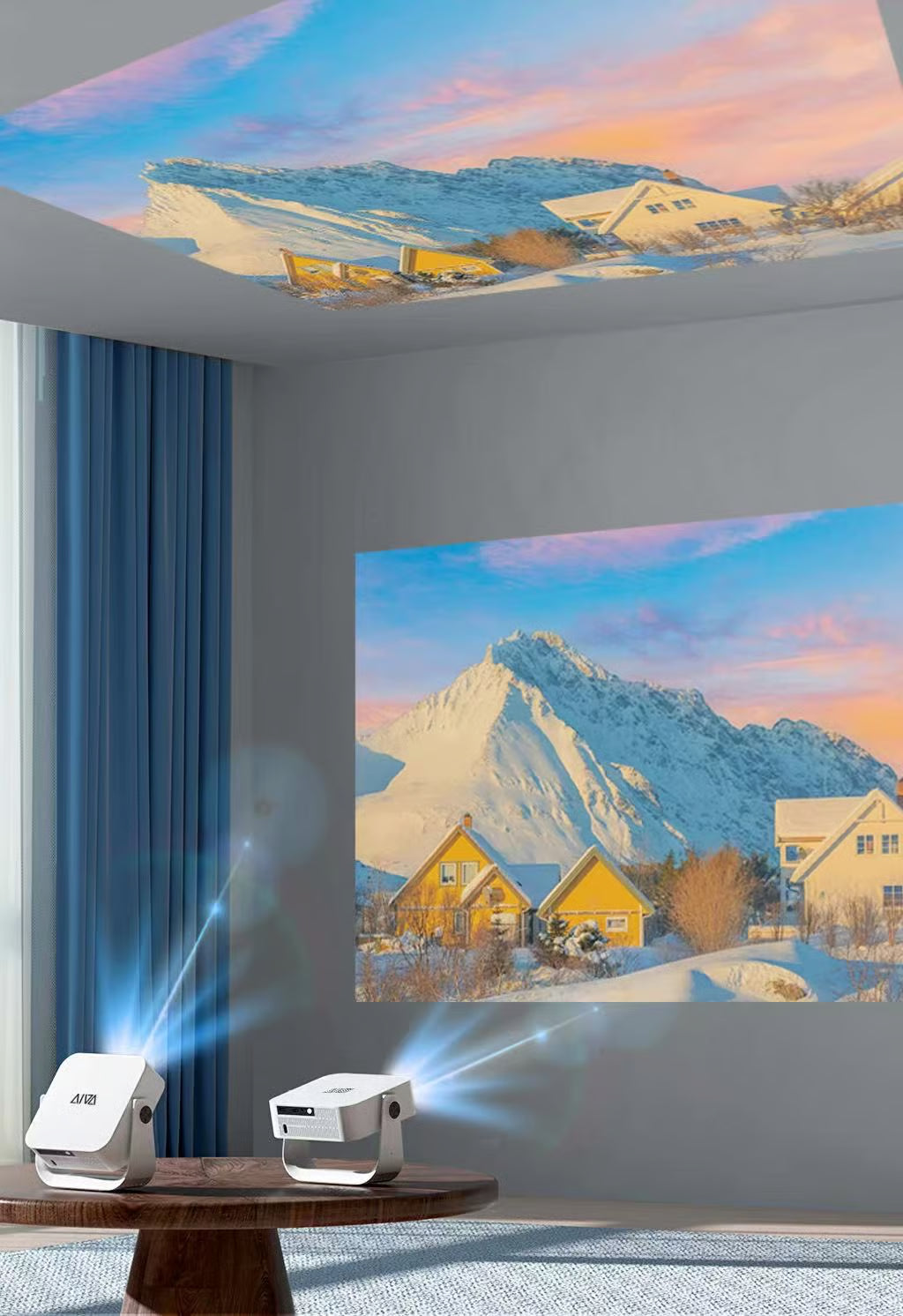 AIVA FLEX 360 FHD MINI PORTABLE PROJECTOR AV9Q
